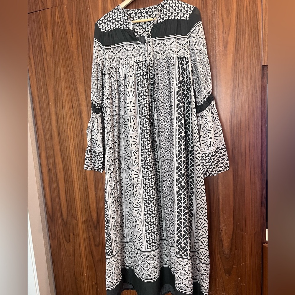 Printed Cotton Maxi Dress